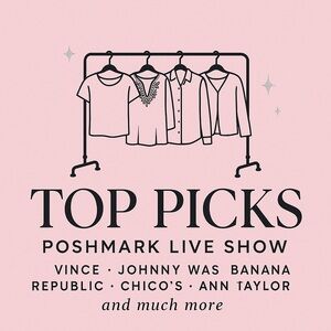 Poshmark Live Show Top Picks Show today 4.29.25 at 4 pm pacific/7 pm eastern